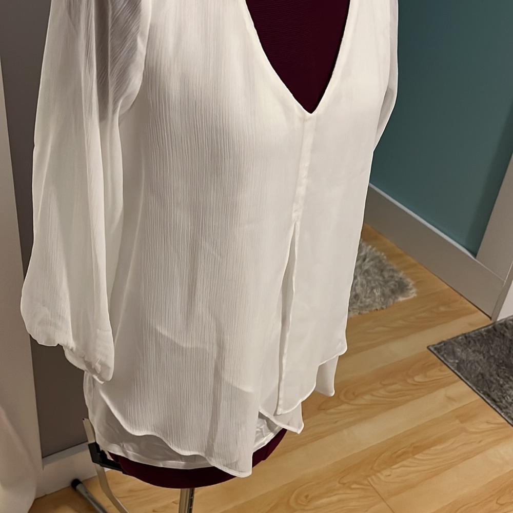 Apt. 9 Women’s White Blouse S - Picture 3 of 7